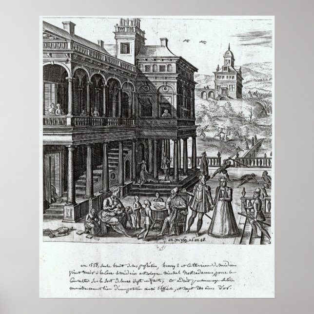 Samråd med Michel de Nostradame Poster (Framsidan)