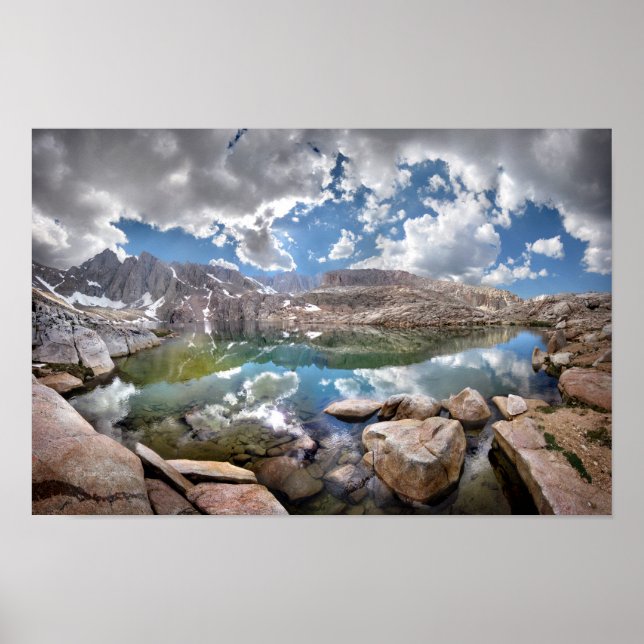 Samråd med Sjö 2 - Mt Whitney Trail Poster (Framsidan)