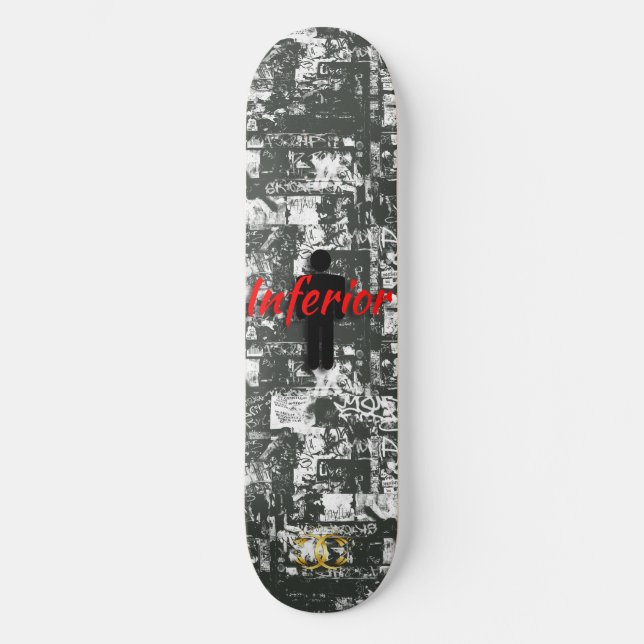 Sämre Mini Skateboard Bräda 18,5 Cm (Framsida)