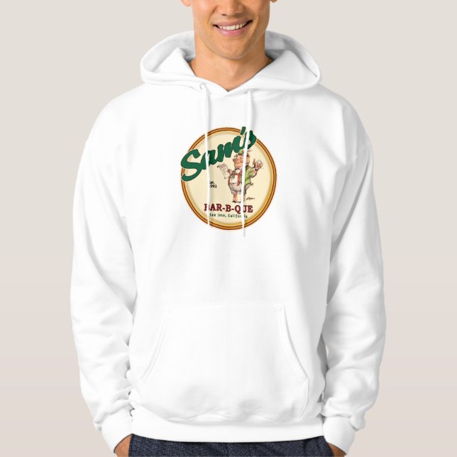 Sams BBQ-Hoodie (w-/Brewgrisen) Munkjacka (Framsida)