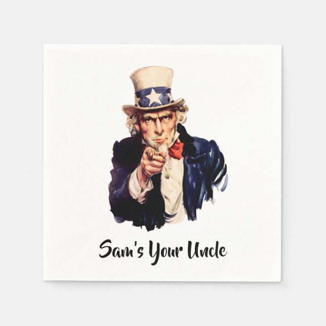 Sam's Din morbror Pappersservett (Framsidan)