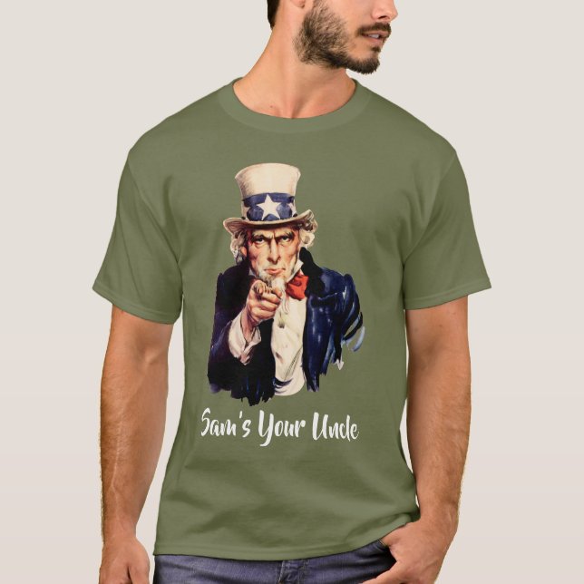 Sam's Din morbror T Shirt (Framsida)
