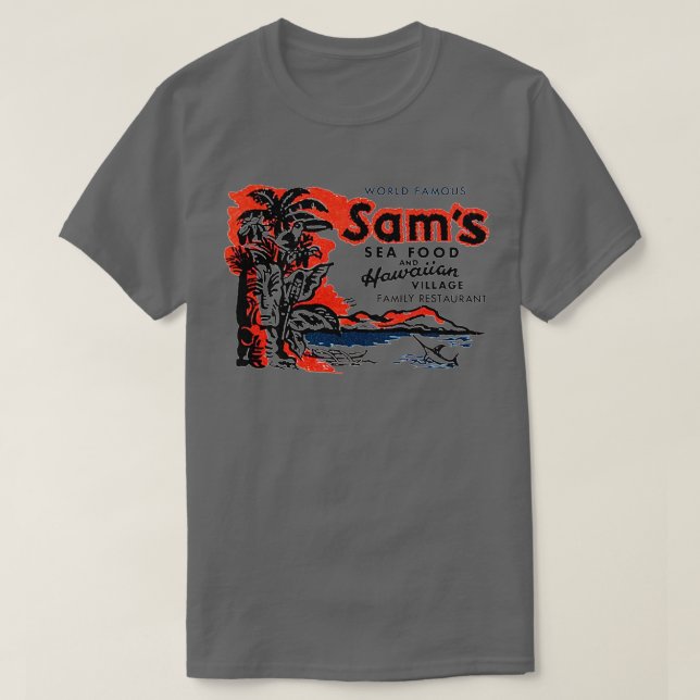 Sams Seafood T Shirt (Design framsida)