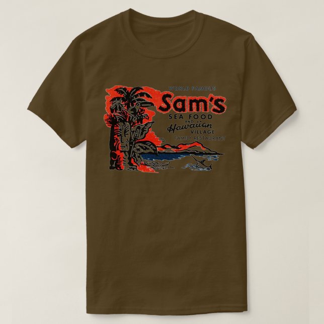 Sams Seafood T Shirt (Design framsida)
