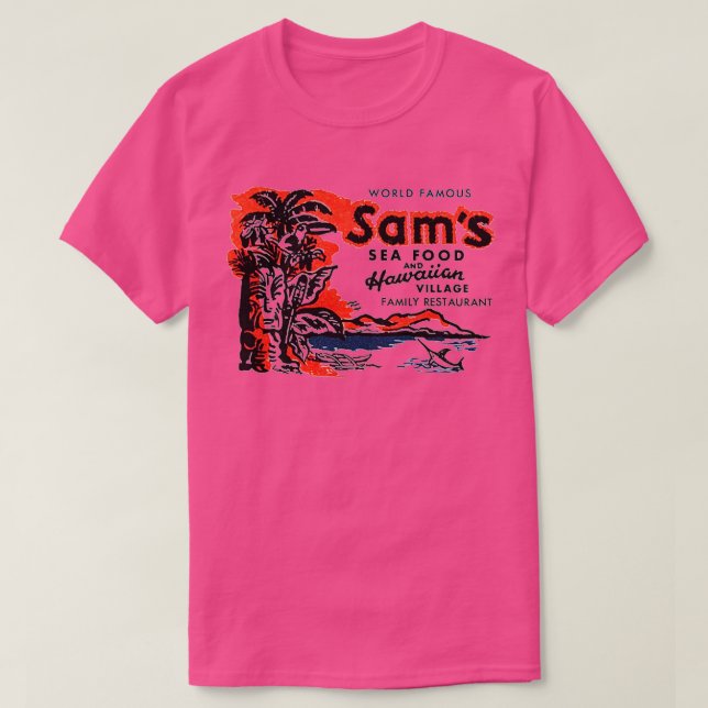 Sams Seafood T Shirt (Design framsida)