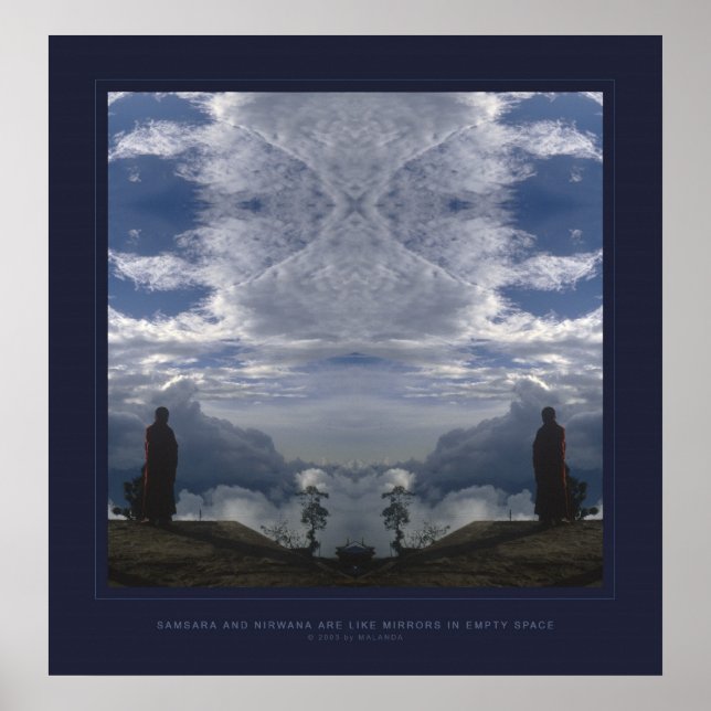 Samsara och Nirvana Poster (Framsidan)