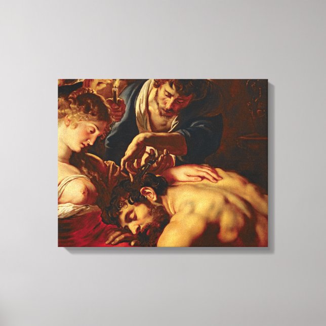 Samson and Delilah, 1609 Canvastryck (Framsida)