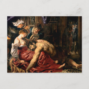 Samson and Delilah, 1609 Vykort