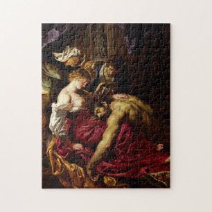 Samson och Delilah av Peter Paul Rubens Pussel