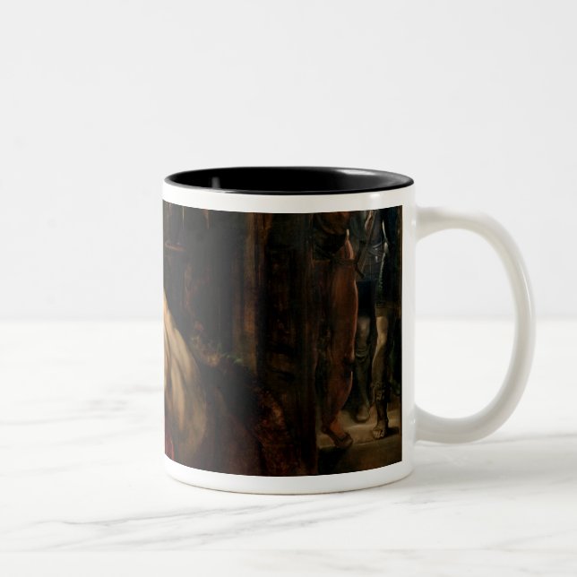 Samson och Delilah, c.1609 Två-Tonad Mugg (Höger)