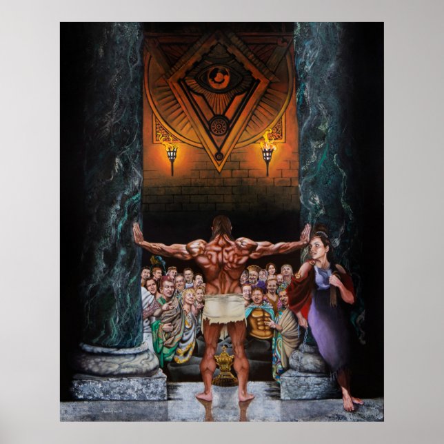 Samson och Delilah Poster (Framsidan)