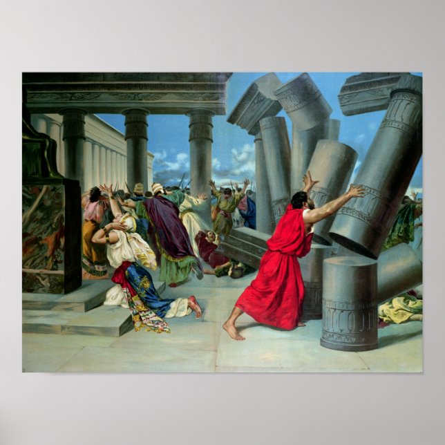 Samson och Delilah Poster (Framsidan)