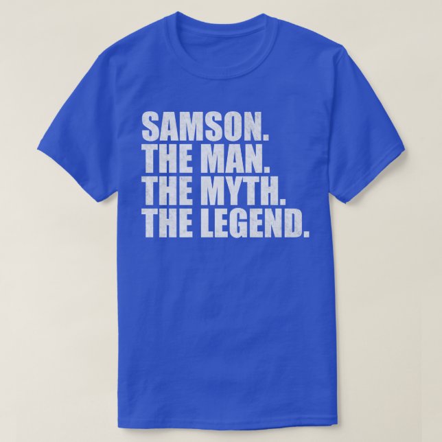 Samson Samson Namn Samson given namn T Shirt (Design framsida)