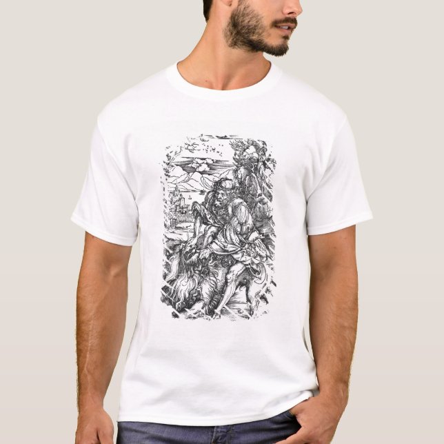 Samson som dräpar det lejont, c.1496-98 tee (Framsida)