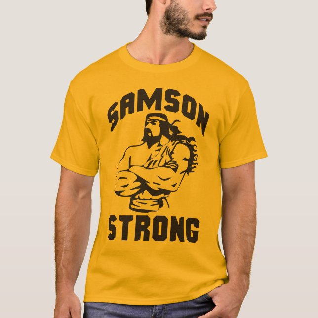 Samson Strong - Bodybuilding Tröja (Framsida)