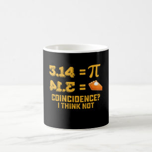 Samspelet jag tror inte paj Pi-dagen matematik Kaffemugg