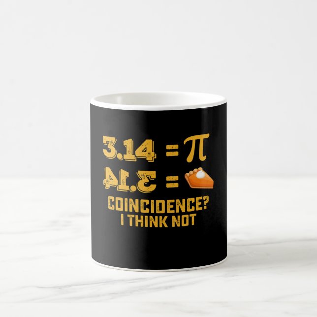 Samspelet jag tror inte paj Pi-dagen matematik Kaffemugg (Center)