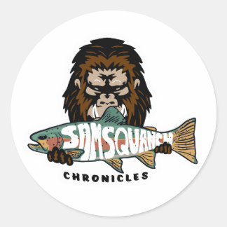 Samsquanch Stickers Runt Klistermärke