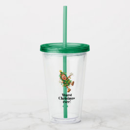 Sämsta julen någonsin! Rolig Salamikorv Take Away Mugg