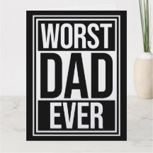 Sämsta pappa någonsin Roligt sarkastiskt fadersdag
