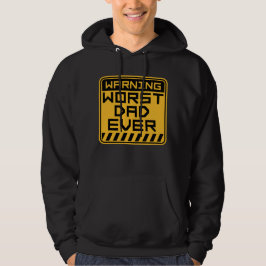 Sämsta pappa någonsin Roligt sarkastiskt skämt för Hoodie