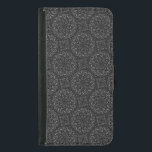 Samsung Galaxy 5 Wallet Case Plånboksfodral För Samsung Galaxy S5<br><div class="desc">Samsung Galaxy 5 Wallet Case visas i ett svart och grått damm. Anpassa det här objektet eller köp som det är.</div>