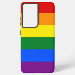 Samsung Galaxy S21 Ultra Fodral med LGBT flagga