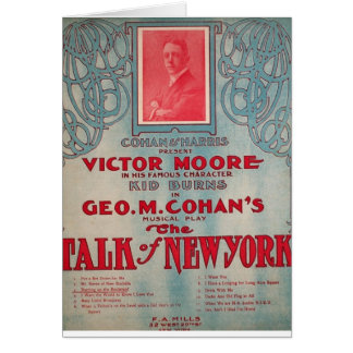 Samtal av New York, Cohan, Victor Moore Hälsningskort