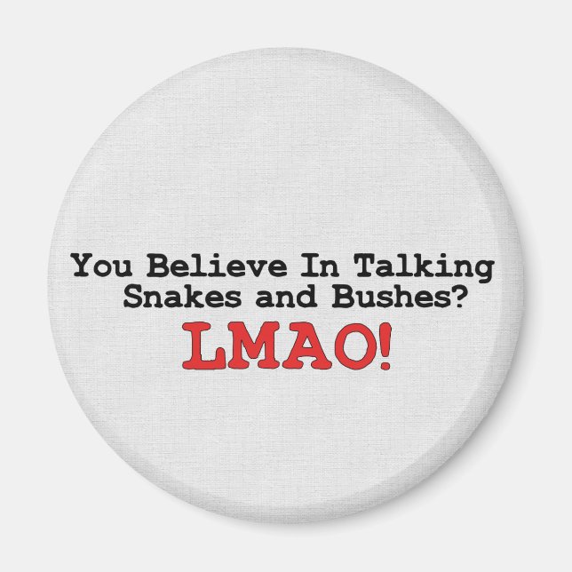 Samtal kring ormar och buskar magnet (Framsidan)