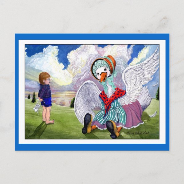 Samtal med Mor Goose Postcard Vykort (Framsida)