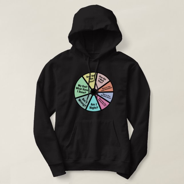 Samtal mellan chefer T-ShirtOnce i ett Paj-livstid Hoodie (Design framsida)