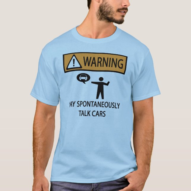 Samtal om bilar t shirt (Framsida)