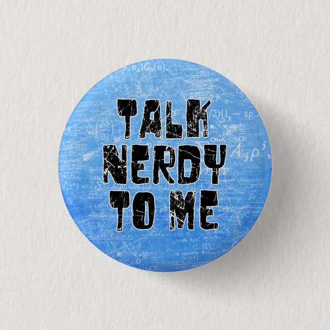 Samtal som är nerdy till mig knapp (Framsida)