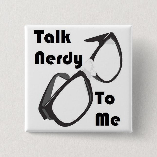 Samtal som är nerdy till mig! knapp (Framsida)