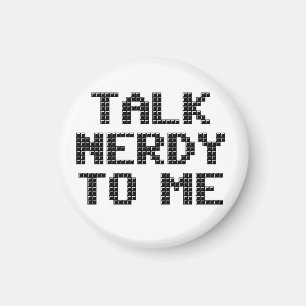 Samtal som är nerdy till mig Pixelated magnet