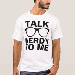 SAMTAL som ÄR NERDY TILL MIG roliga T-tröja T-shirt