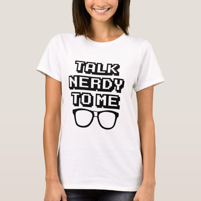 Samtal som är nerdy till mig - roligt tröja (Framsida)