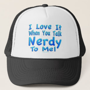 Samtal som är nerdy till mig truckerkeps