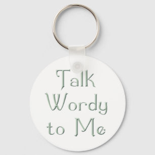 Samtal som är wordy till mig Rumi Keychain Nyckelring