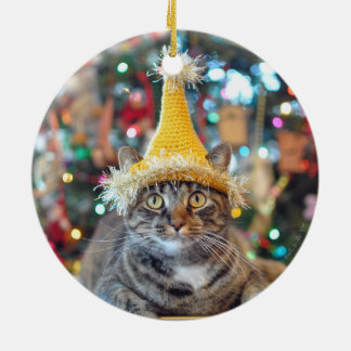 Samtal till julprydnaden för tass 2015 (design 2) julgransprydnad keramik