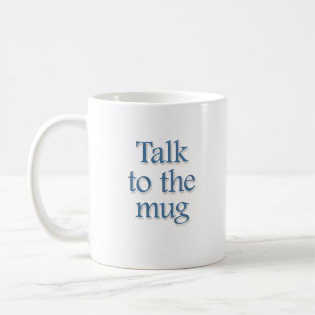 Samtal till muggen kaffemugg (Vänster)