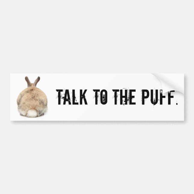 Samtal till puffen! bildekal (Framsidan)