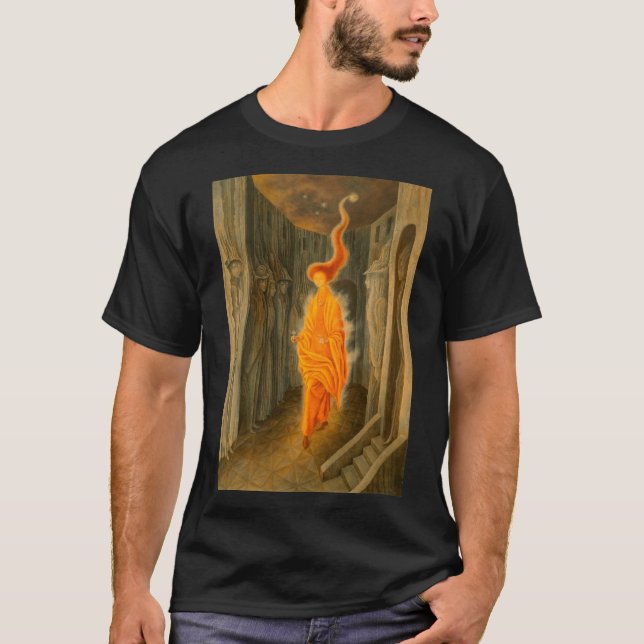 Samtalet av Remedios Varo Poster T Shirt (Framsida)