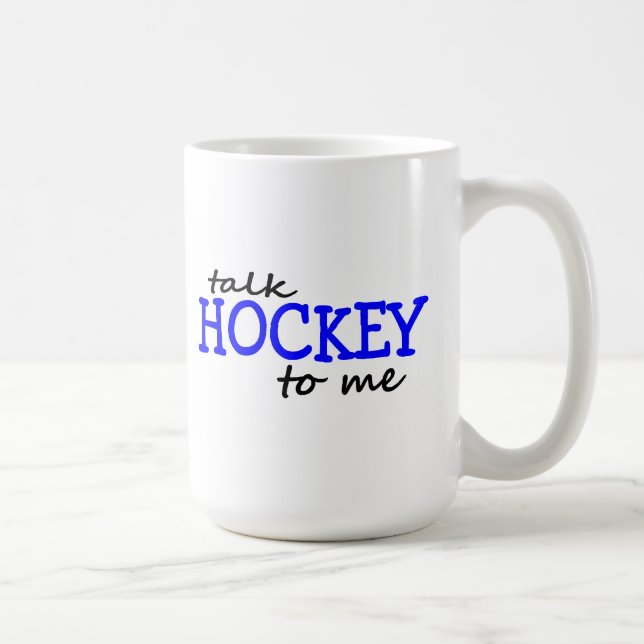 Samtalhockey till mig kaffemugg (Höger)
