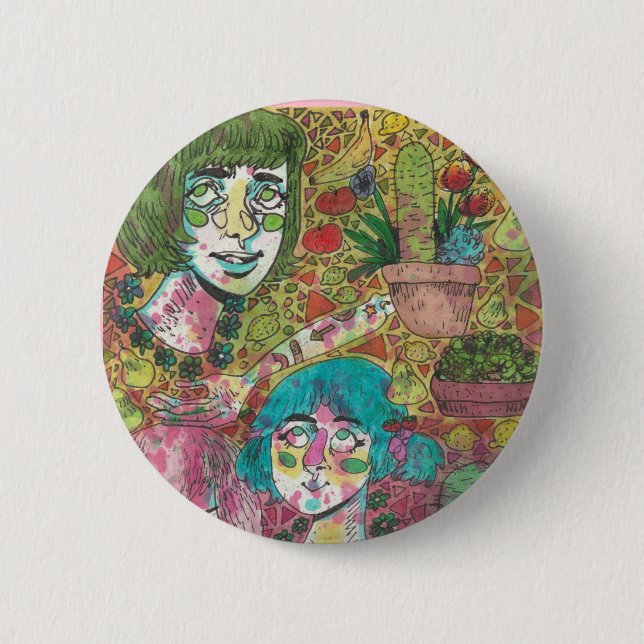 Samtalhuvud klämmer fast knapp (Framsida)