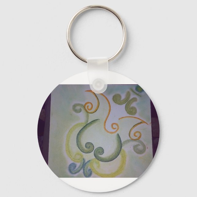 SamtemporärtGanesh2 Nyckelring (Framsida)