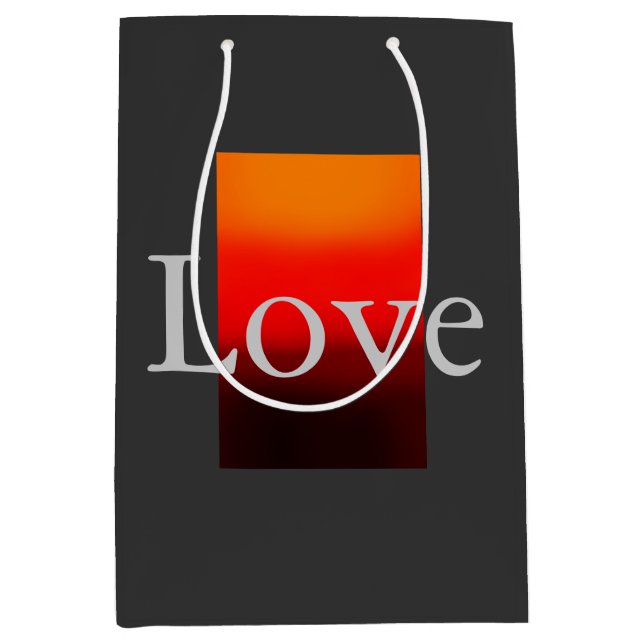 Samtida Grå Röda Kärlek Bröllop (Framsidan)