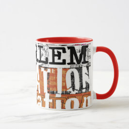 Samtida grafisk mugg