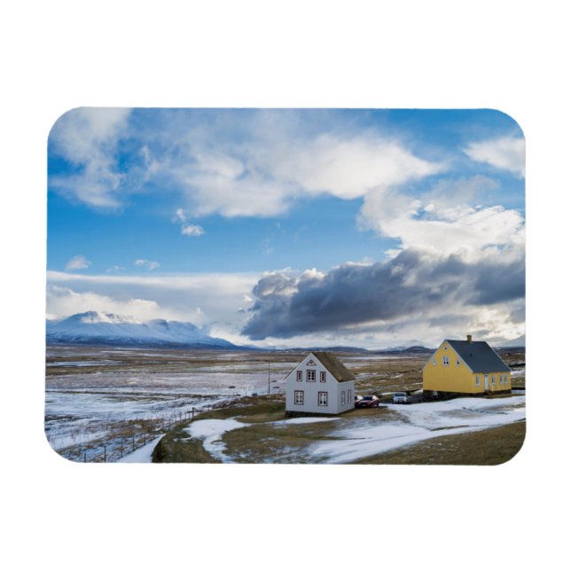 Samtida hus magnet (Horisontell)