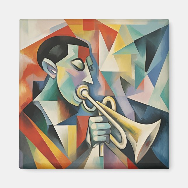 Samtida jazzmusiker magnet (Framsidan)
